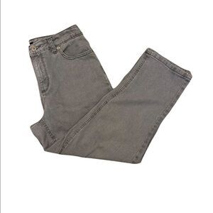 JONES NEW YORK Denim Grey Cropped Stretch Straight Leg Jean 8